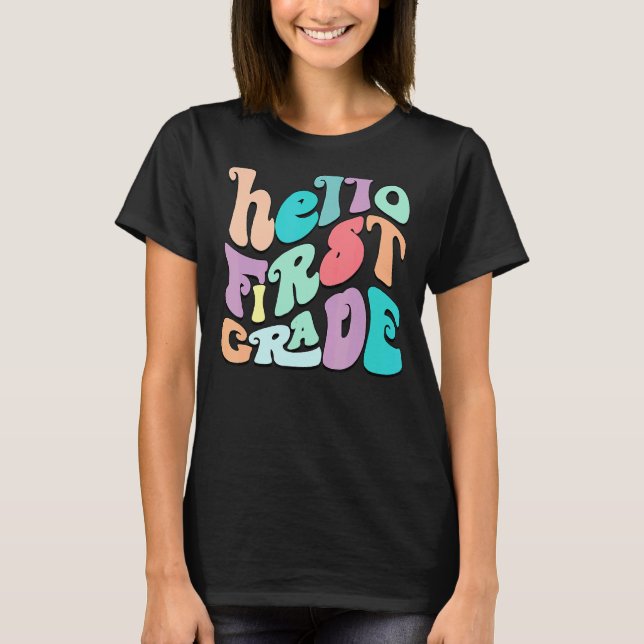 Hej First Klass Team 1st Klass Back to school Te T Shirt (Framsida)