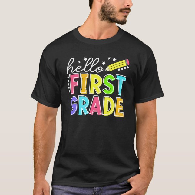 Hej First Klass Team 1st Klass Back to school Te T Shirt (Framsida)
