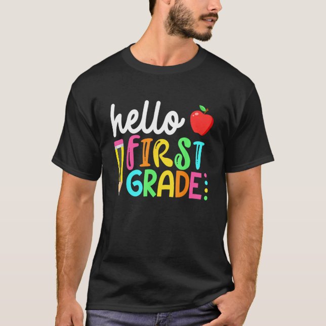 Hej First Klass Team 1st Klass Back to school Te T Shirt (Framsida)
