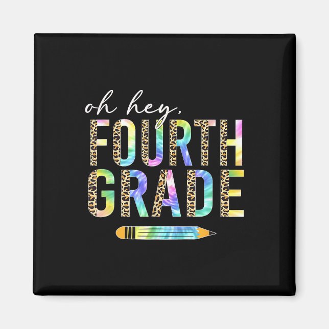 Hej, fjärde Klass Back to school Student, fjärde G Magnet (Framsidan)