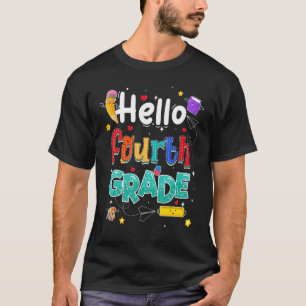 Hej Fjärde Klass-teamet, fjärde Klass-lärarbaksida T Shirt