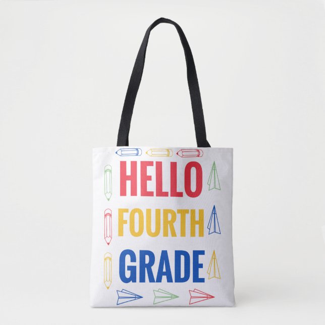 Hej Fjärde Klass Tygkasse (Framsida)