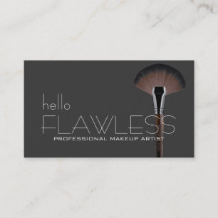 Hej Flegless PROFESSIONELL MAKEUP ARTIST Visitkort