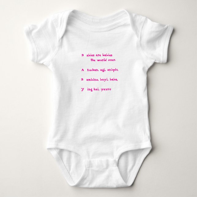 Hej Flicka Tee Shirt (Framsida)