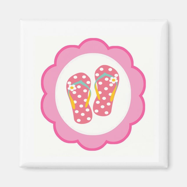 Hej Flinflip flops Magnet (Framsidan)