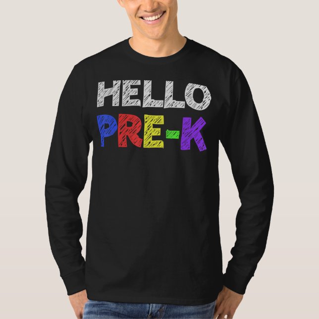 Hej före K Back to school T Shirt (Framsida)