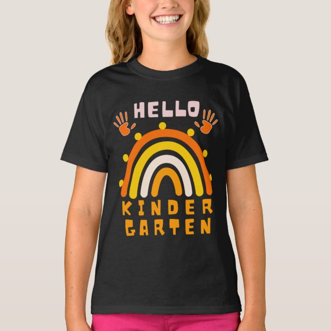 HEJ FÖRskola - COOL REGNBÅGE T Shirt (Framsida)