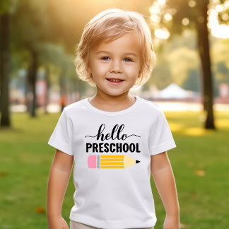 Hej förskola Första dagen Penna T Shirt