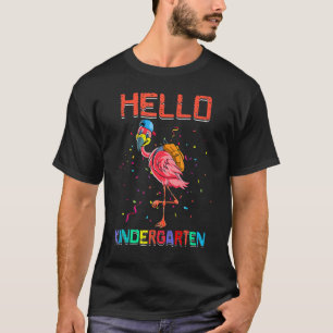 Hej förskola Glad första dagen tillbaka till skola T Shirt