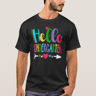 Hej Förskola Hjärta Lärare Elev Tillbaka Till S T Shirt