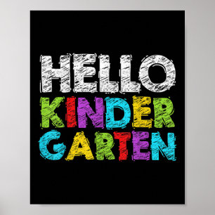 Hej förskola Rolig tillbaka till skolan elev &a Poster
