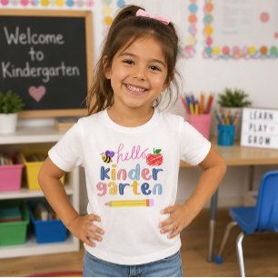Hej förskola Tillbaka till skolan Humla T Shirt