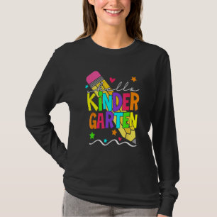 Hej förskola  tillbaka till skolan lärare elev t shirt