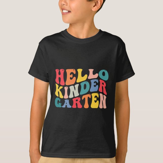hej förskolelärare Back to school Ret T Shirt (Framsida)