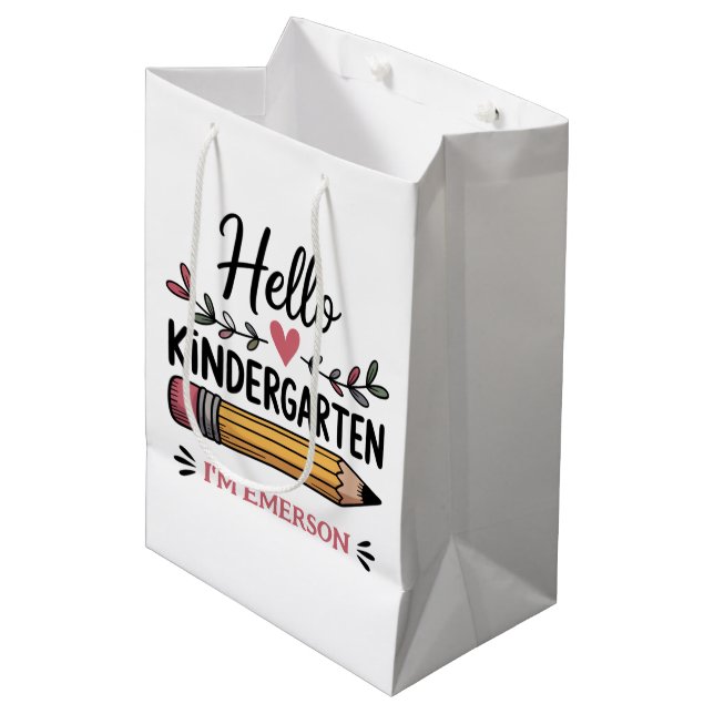 Hej förskolepersonaliserad tillbaka till skolan (Framsidan Vinklad)
