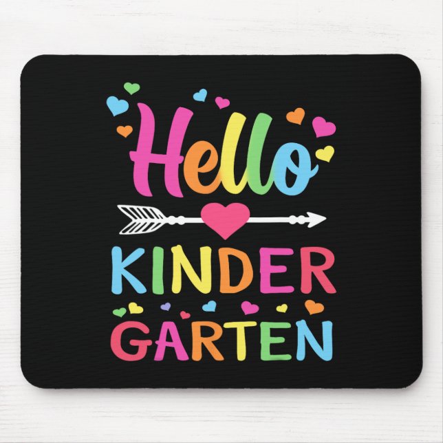 Hej förskoleteam Kinder Byck Till skolan Lärare Musmatta (Framsidan)