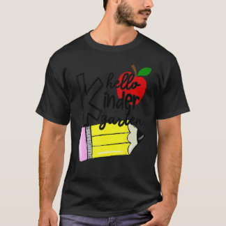 Hej förskoleteam Kinder tillbaka till skolan lärar T Shirt