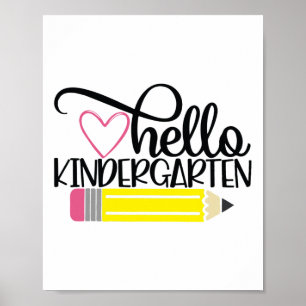 Hej förskoletröja Ck tillbaka till skolan lärare s Poster