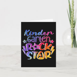 Hej Första dagen av Kindergarten Toppen Star Cl på Kort
