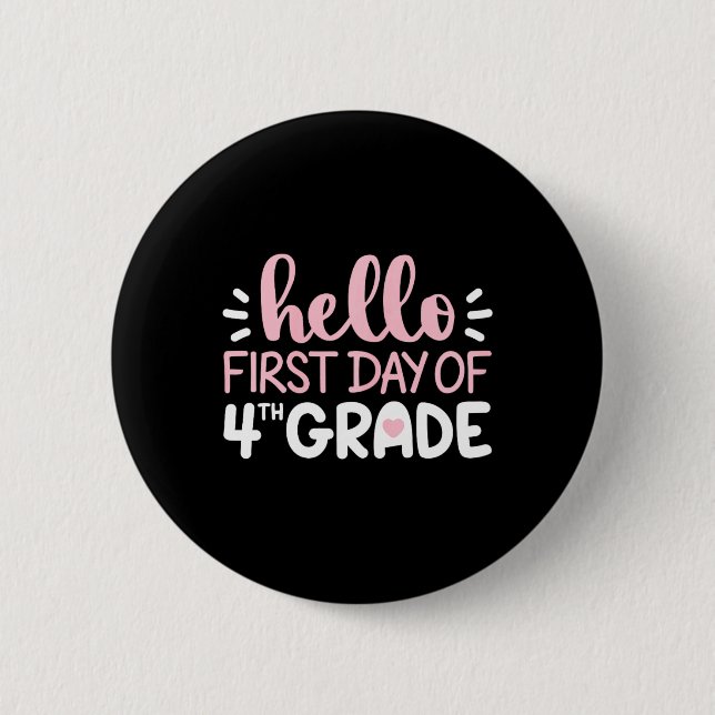 Hej Första dagen i fjärde Klass-gruppen Fjärde Kla Knapp (Framsida)
