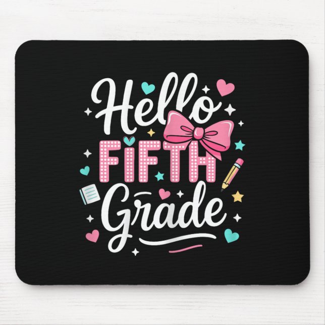 Hej Första dagen i Klass i skolfack Musmatta (Framsidan)