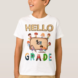 Hej Första Klass Back to school 1:a Klass T Shirt