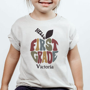 Hej Första Klass Back to school Cute Trendig T Shirt