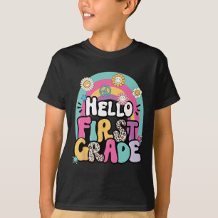 Hej Första Klass Byck Till Skolan Lärare Första Sk T Shirt