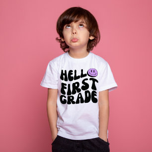 Hej Första Klass Retro 1st Klass Back to school T Shirt