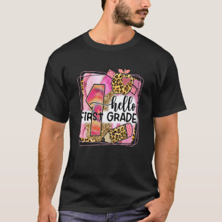 Hej Första Klass Team 1:a Klass Tillbaka Till Skol T Shirt