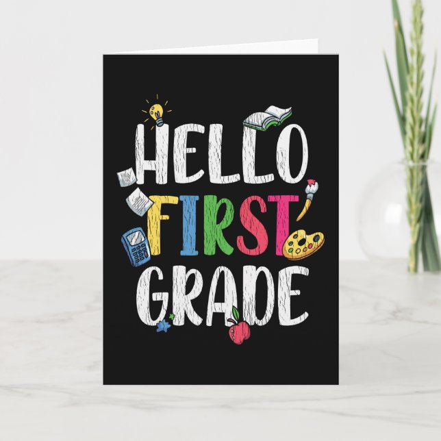 Hej Första Klassens Klassrum Tillbaka Till Skolan  Kort (Framsida)
