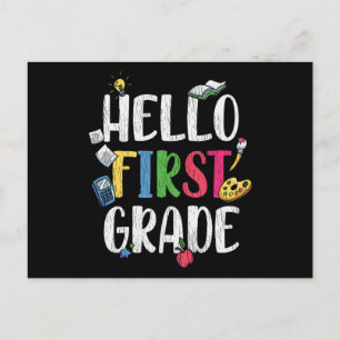 Hej Första Klassens Klassrum Tillbaka Till Skolan Vykort