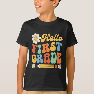 Hej Första lärarbarn i Klass 1:a Back to school T Shirt