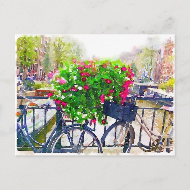 Hej från Amsterdam vykort (Framsida)