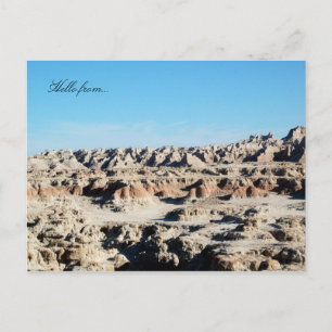 Hej från.. Badlands nationalpark Vykort
