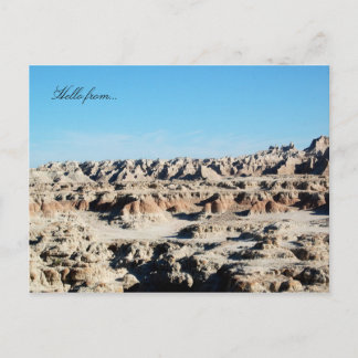 Hej från.. Badlands nationalpark Vykort