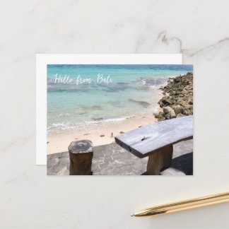 Hej från bali helg vykort