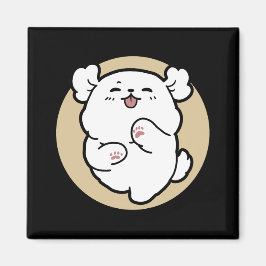 Hej från Barked Side - Cute Hund design Magnet