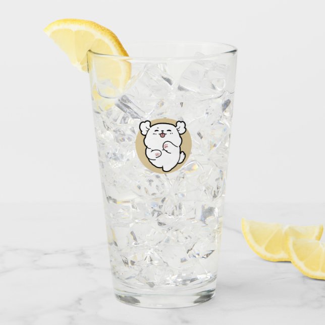 Hej från Barked Side Glaskopp (Framsida Ice)