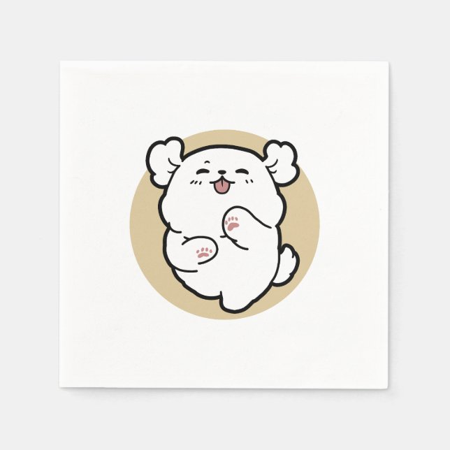 Hej från Barked Side Pappersservett (Framsidan)