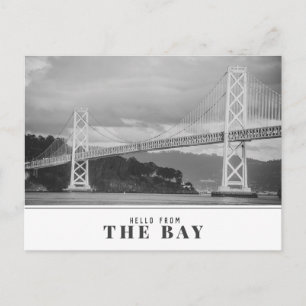 "Hej från Bay" Modern Bay Bridge Vykort