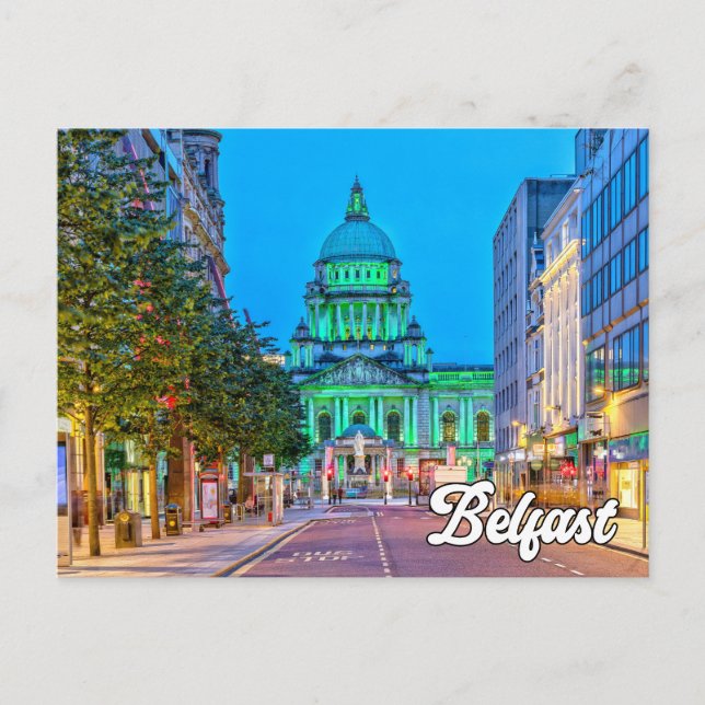 Hej från Belfast, Nordirland Vykort (Framsida)