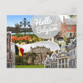 Hej från Belgien Vykort