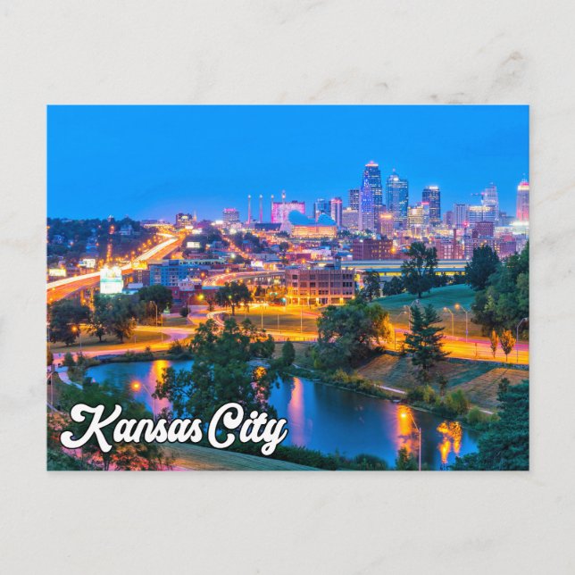 Hej från Bevackra Kansas City, Missouri, Förenta s Vykort (Framsida)