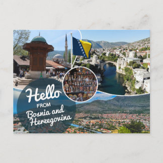 Hej från Bosnien och Hercegovina vykort