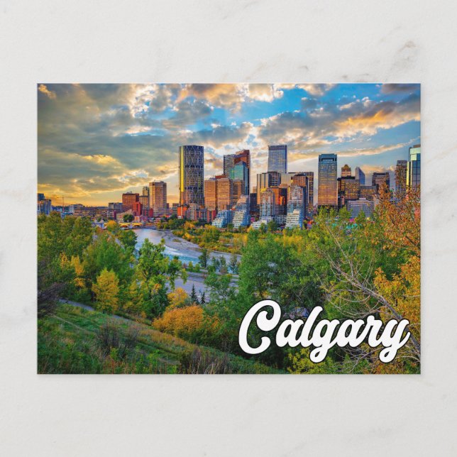 Hej från Calgary, Alberta, Kanada Vykort (Framsida)