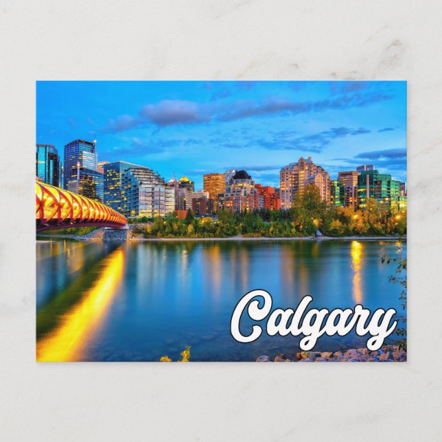 Hej från Calgary, Alberta, Kanada Vykort (Framsida)