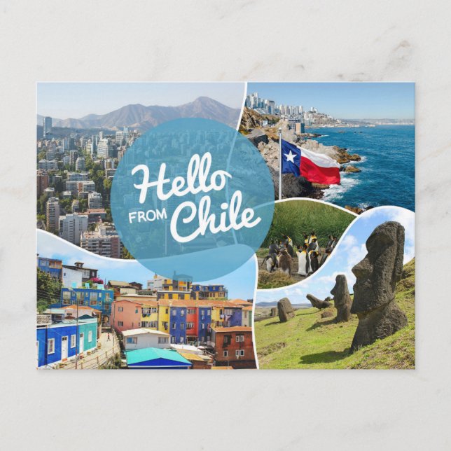 Hej från Chile Vykort (Framsida)