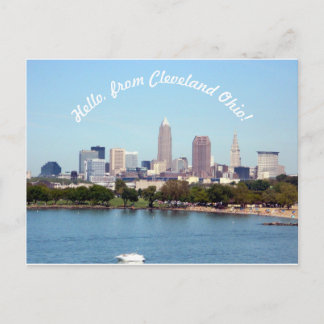 Hej från Cleveland OH-vykort Vykort