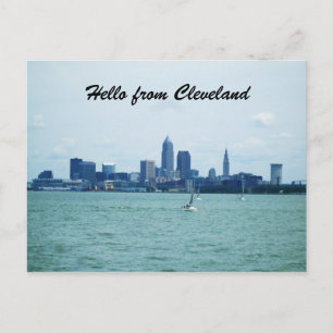 HEJ FRÅN CLEVELAND-vykort Vykort